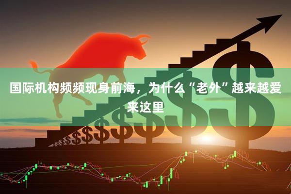 国际机构频频现身前海，为什么“老外”越来越爱来这里